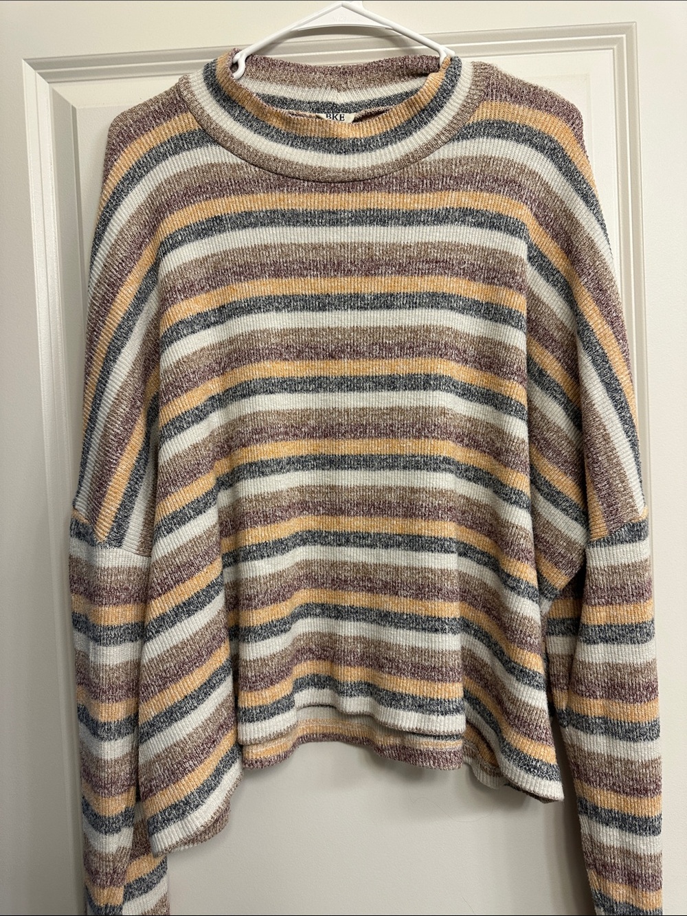 BKE Striped Knit Top